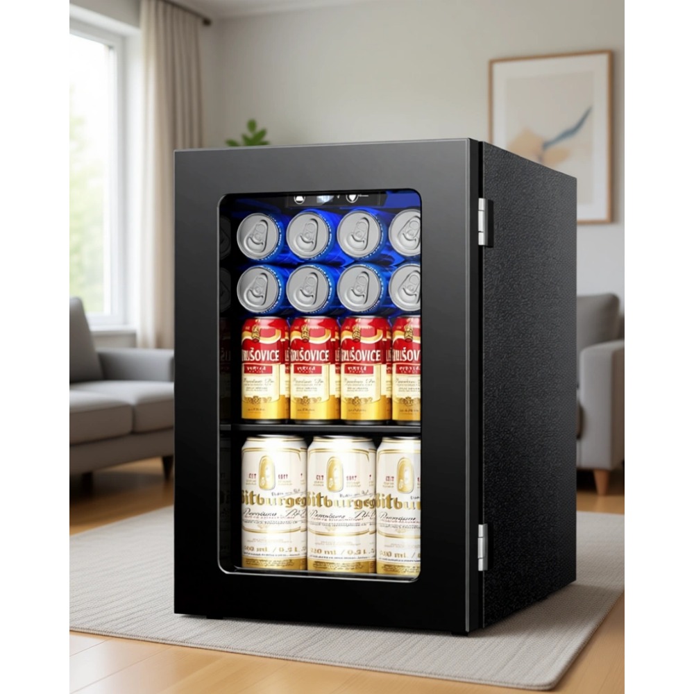 Home Bar Shelf - 24캔 미니 냉장고, 0.6 Cu.Ft 음료