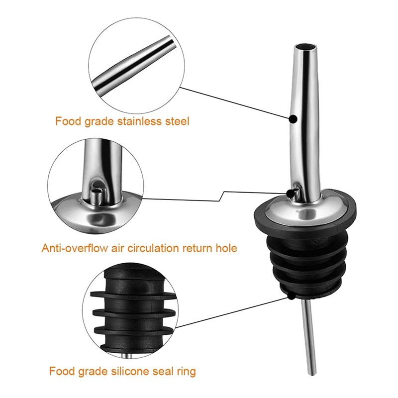 AB11-60Pc 스테인레스 스틸 주입기, 스피드 주입 - Speed Pourer Cap 리뷰 및 가격