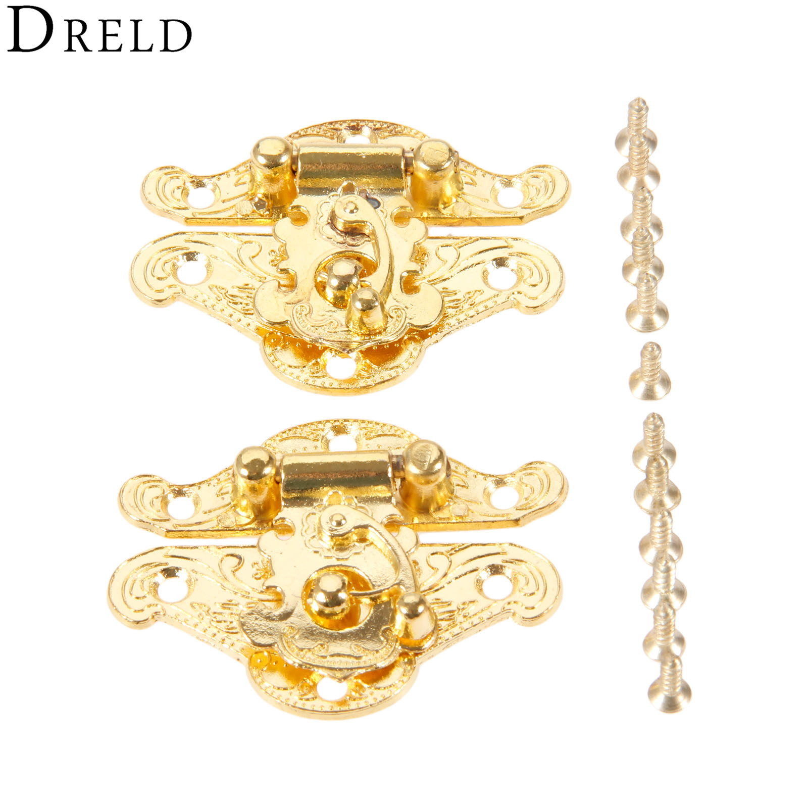 DRELD-골동품 골드 박스 래치 걸쇠, 잠금 캐치 래 - Bar Cart Gold 리뷰 및 가격