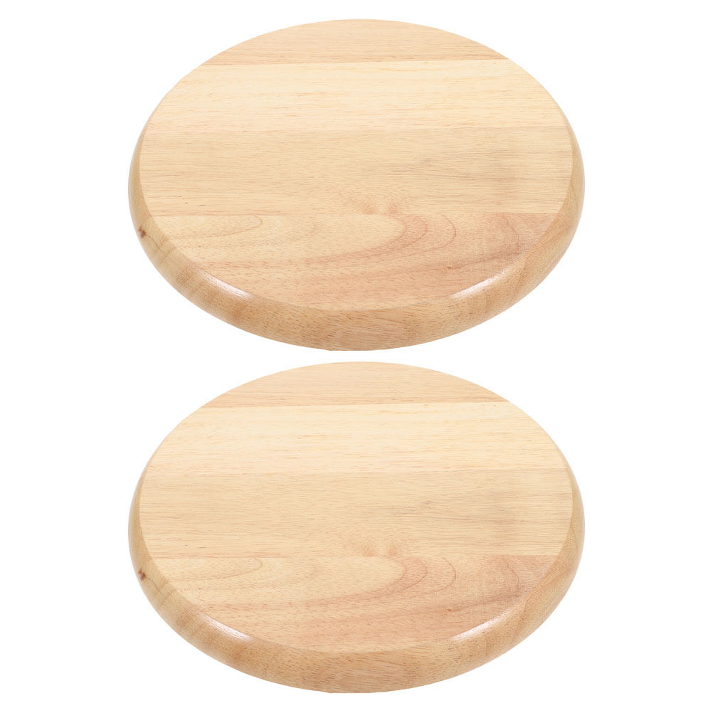 2Pcs 라운드 솔리드 우드 스툴 시트 교체 식사 의자 - Home Bar Stools 리뷰 및 가격